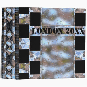 Modernes Beautiful Monogram Binder