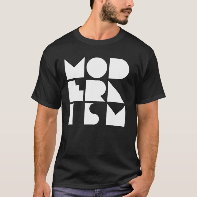Modernism bold logo design T-Shirt (Front)