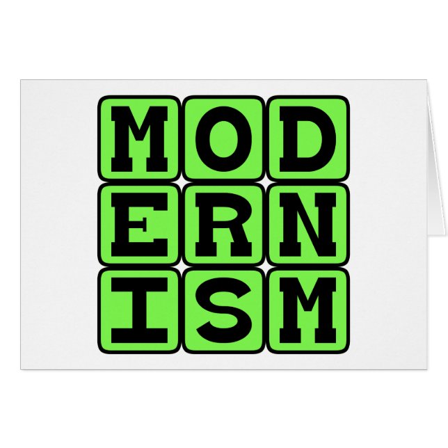 Modernism, Philosophical Movement (Front Horizontal)