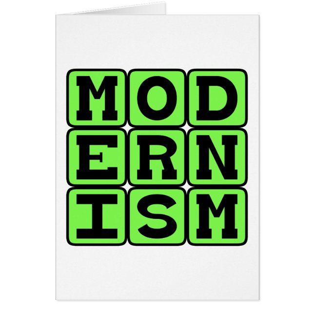 Modernism, Philosophical Movement (Front)