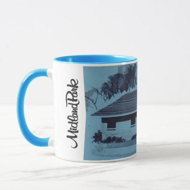 Modernist 60s House - The Woodridge Mug (Left)