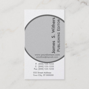Modernist Artistic Contemporary Design Business Card