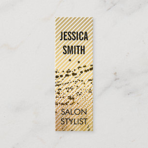 Modernist Expressive Mini Business Card