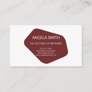 Modernistic and Speckled Business Card