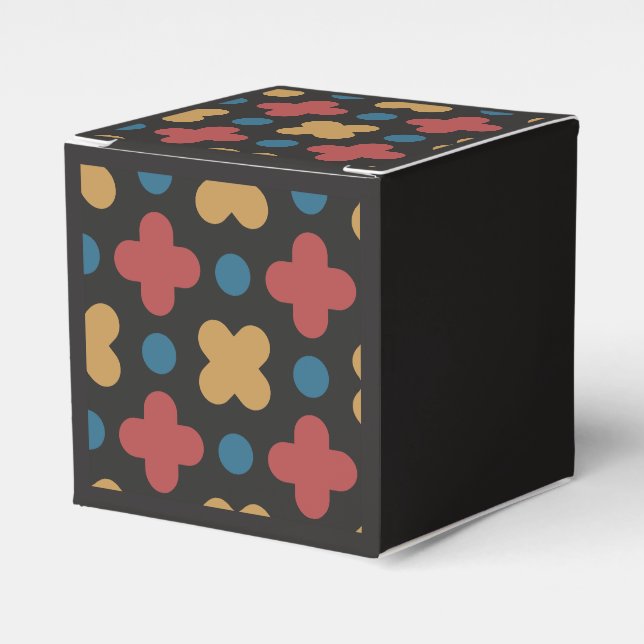 Modernized Retro Favour Box Design (Front Side)