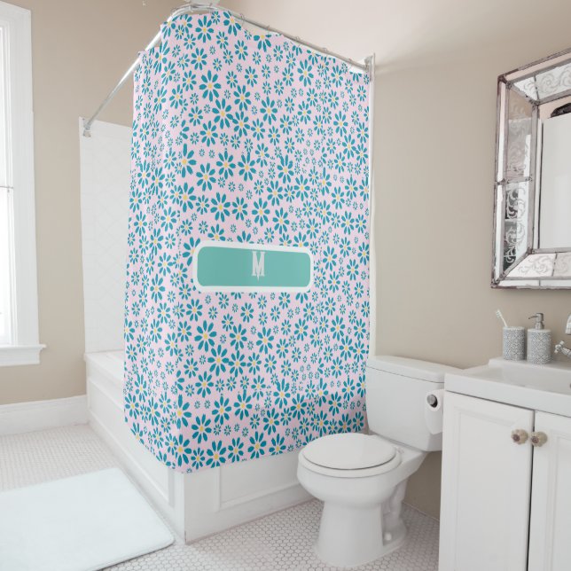 ModernPersonalized Daisy Flower Initial  (In Situ)