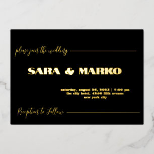 ModernTypography   Minimalist Wedding 