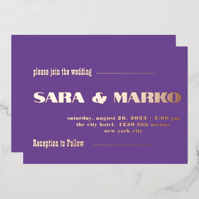 ModernTypography | Slightly purple (Front/Back)