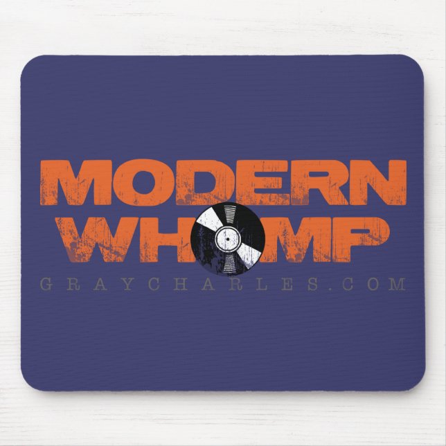 ModernWhomp - Blue Mouse Pad (Front)