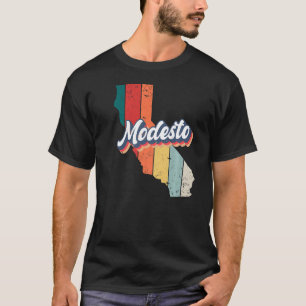 Modesto City Retro Vintage Hometown California Pre T-Shirt