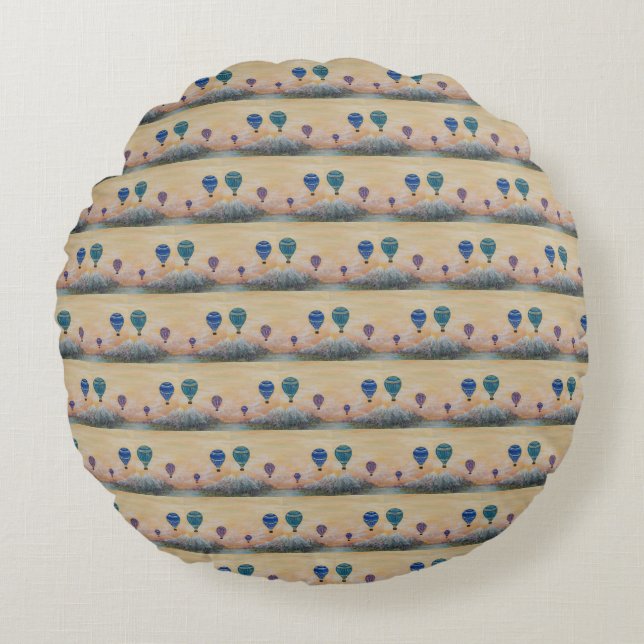 Modesto Pattern Round Pillow (Front)