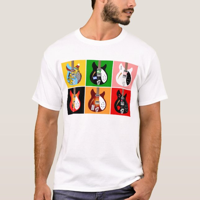 Modfather electric guitar collection T-Shirt (Front)