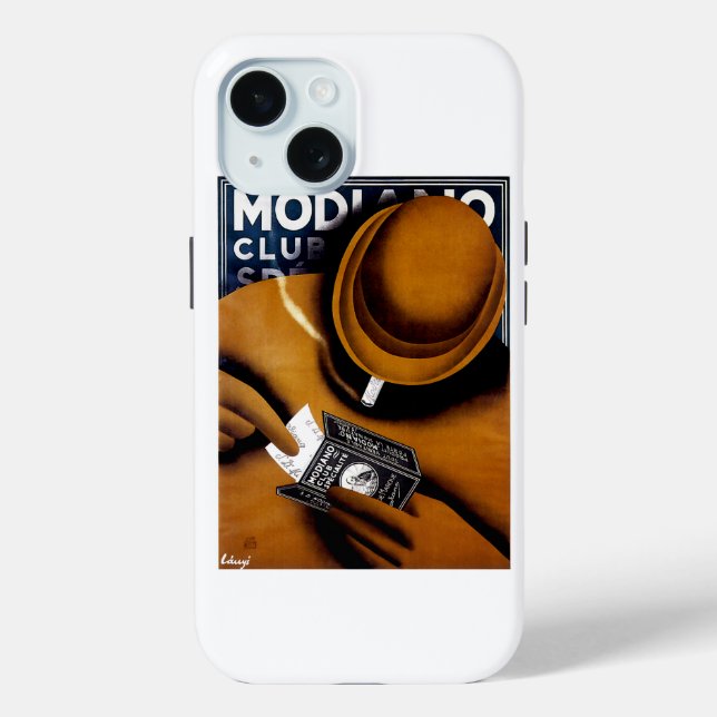Modiano Cigarette Ad Case-Mate iPhone Case (Back)