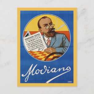 Modiano Cigarette Papers Advert Vintage Postcard