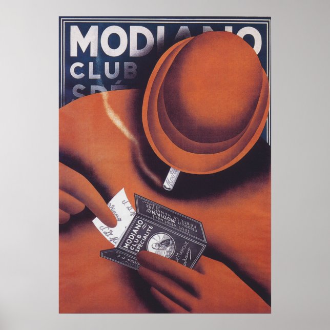 Modiano Italian Advertisement Poster (Front)