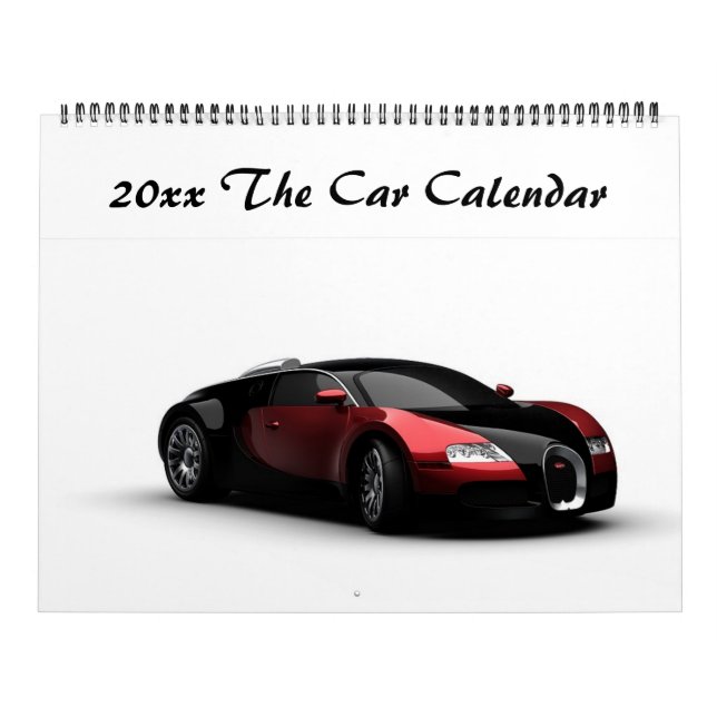 Modifiable 20xx Le calendrier automobile (Protection)