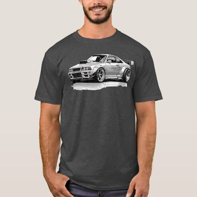 Modified JDM Sports Car Widebody gift T-Shirt (Front)