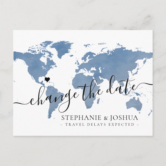 Modifier la carte de mariage de destination report (Devant)