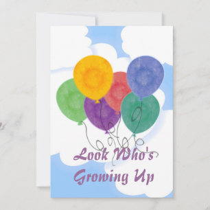 Modifier l'âge Invitation de fête d'anniversaire