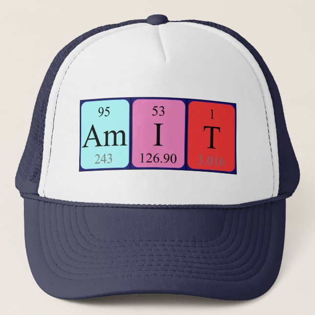 Modifier le casquette de nom de table périodique (Devant)