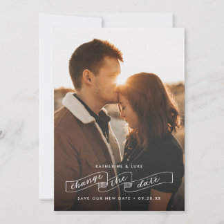 Modifier le Faire-part de report Mariage date