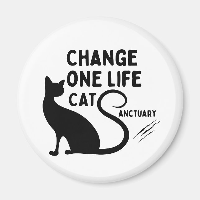 Modifier un aimant de sanctuaire de chats de vie (Devant)