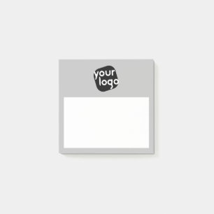 Modify Colour Add Your Logo Here Minimalist Brande Post-it Notes