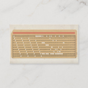 Modify this Vintage Computer Punched Card