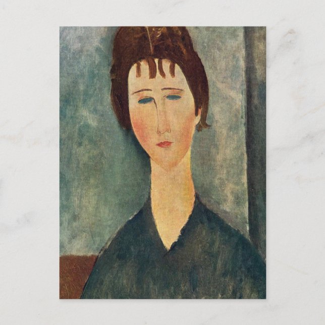 Modigliani Amedeo Portrait Postcard (Front)