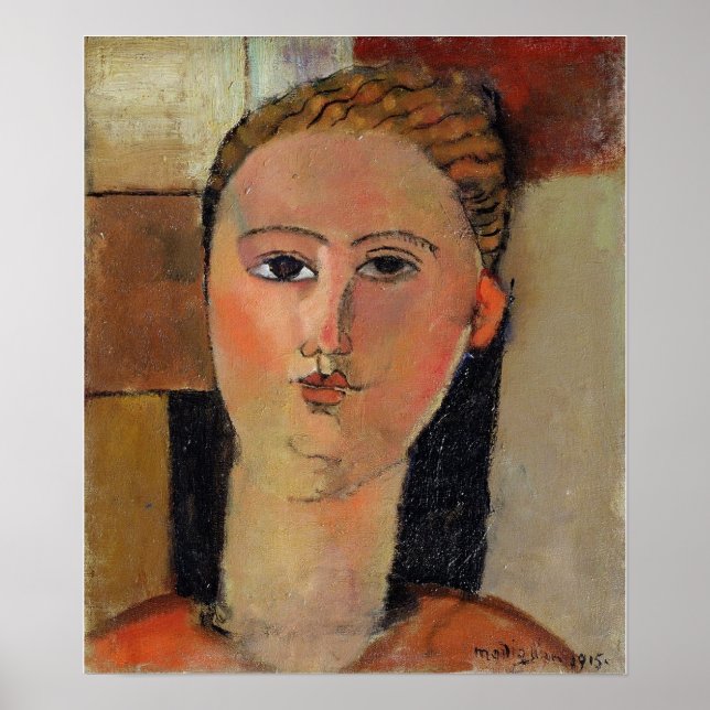 Modigliani - Girl With Red Hair 1915 Poster (Front)