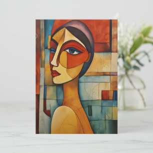 "Modigliani-Inspired Art Invites" Invitation