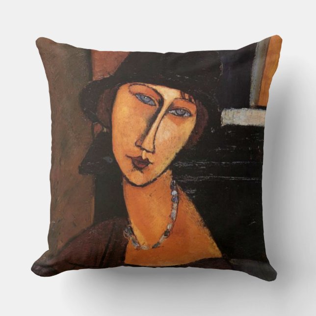 Modigliani - portrait de coussin de Jeanne (Recto)