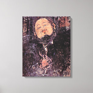 Modigliani - Portrait of Diego Rivera Canvas Print