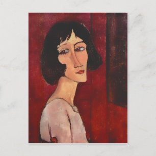Modigliani Portrait of Magherita Postcard