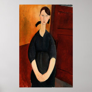 Modigliani - Portrait Of Paulette Jourdain 1919 Poster