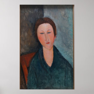 Modigliani Woman with Closed Eyes Art Print