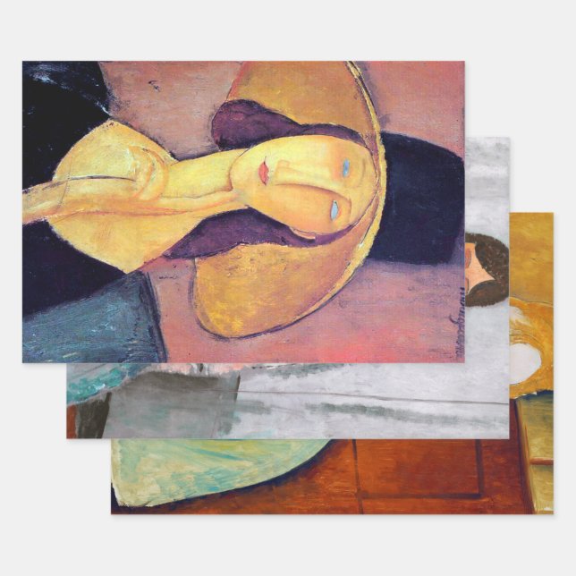Modigliani Wrapping Paper Sheet (Set)
