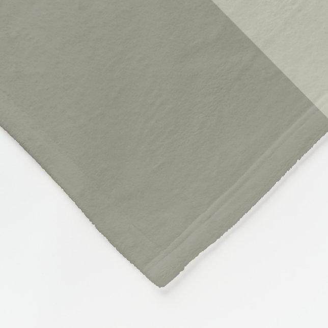 Modish Elegant Grey Green Colour Harmony Trendy Fleece Blanket (Corner)