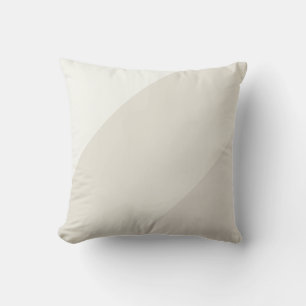Modish Elegant Pastel Beige Colour Harmony Templat Throw Pillow