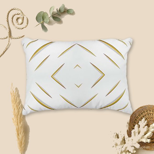Modish Fabric Slits Decorative Pillow (Creator Uploaded)