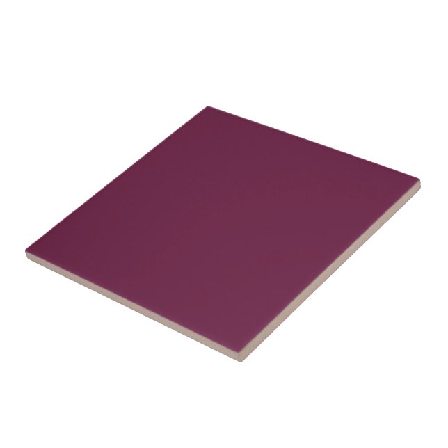 Modishly Masterful Maroon Colour Tile (Side)