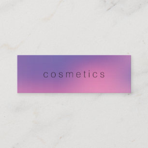 Modner Minimalist Blended Background Mini Business Card