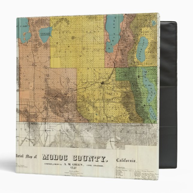 Modoc County, California Binder (Front/Inside)