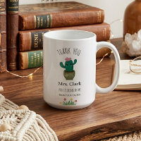Modren Aesthetic Cactus Minimal Teacher Gift