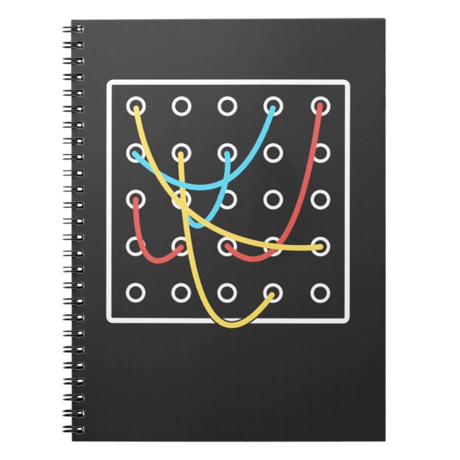 Modular Synthesizer Vintage Keyboard Analogue Notebook (Front)
