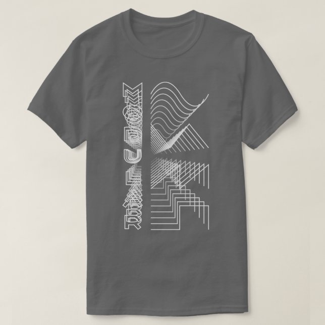 Modular Waveform Audio Analogue Design Modular Gif T-Shirt (Design Front)