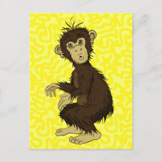 Moe Monkey Postcard