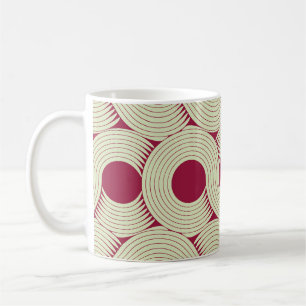 Moebius Stripe: Infinite Red-Green Tile Coffee Mug