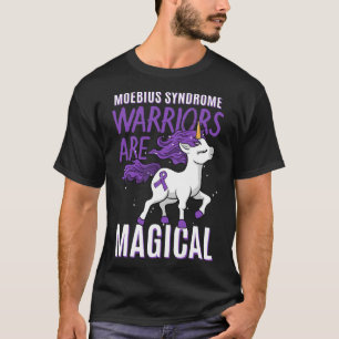Moebius Syndrome Warrior Unicorn Mobius Facial Par T-Shirt