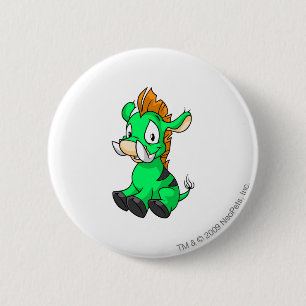 Moehog Green 2 Inch Round Button